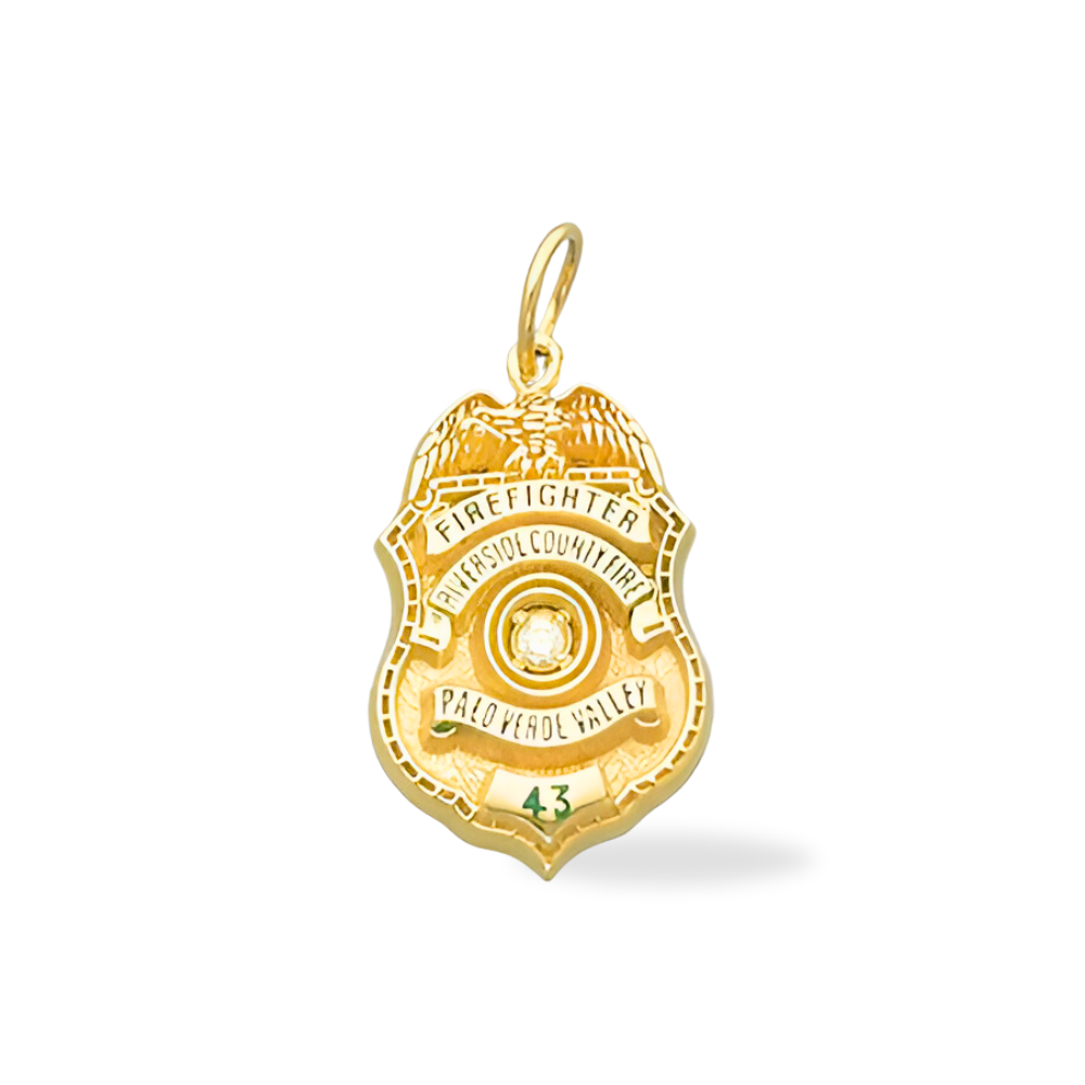 Paloverde Fire Department Badge Pendant