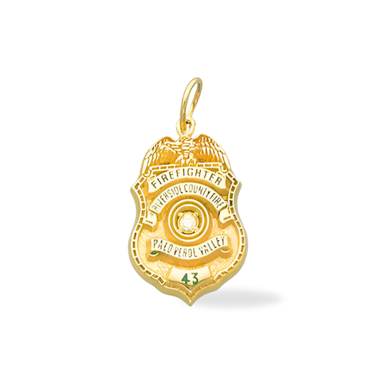 Paloverde Fire Department Badge Pendant