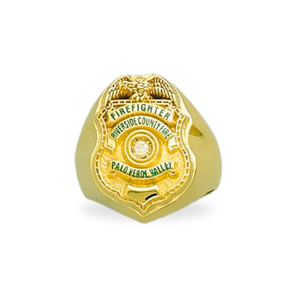 Palo verde Fire Department Large Badge Ring