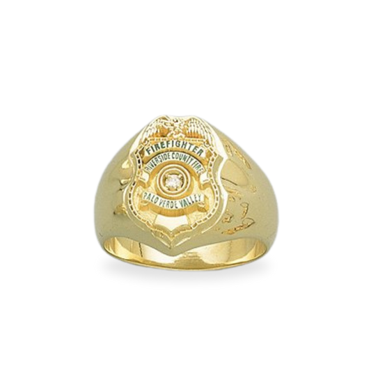 Palo verde Fire Department Medium Badge Ring