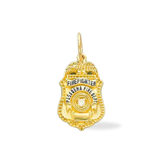 Pasadena Fire Department Badge Pendant