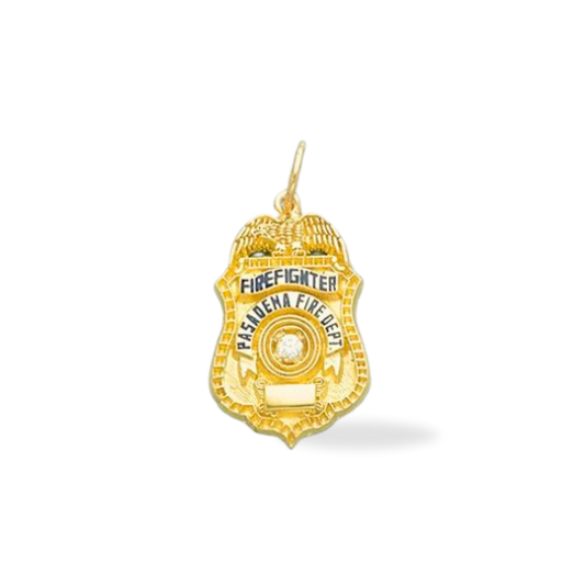 Pasadena Fire Department Badge Pendant