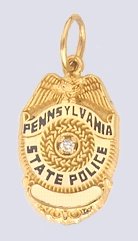 Pennsylvania State Police Department Badge Pendant