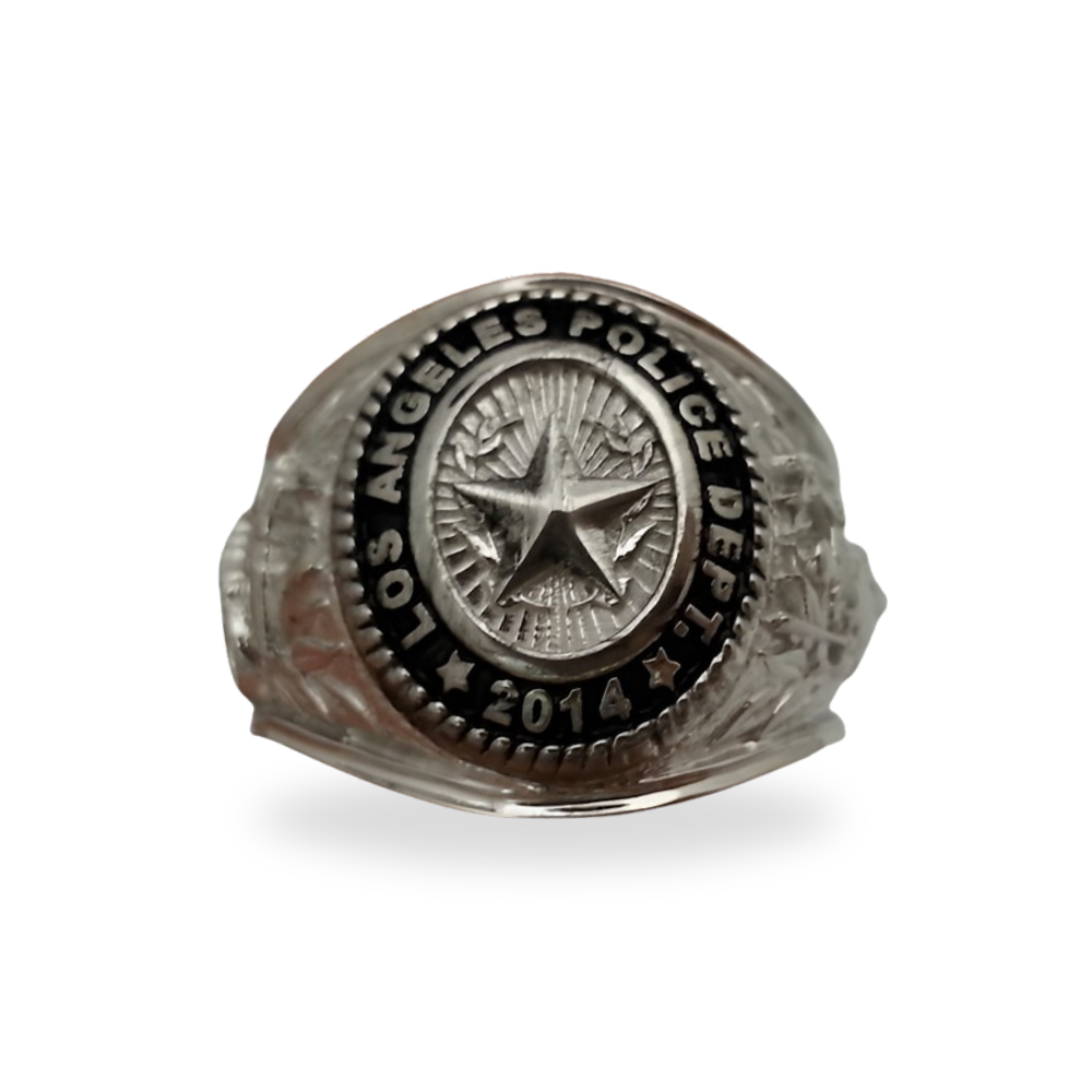 Police Department Ring - Gold & Silver | Jewelry Factory