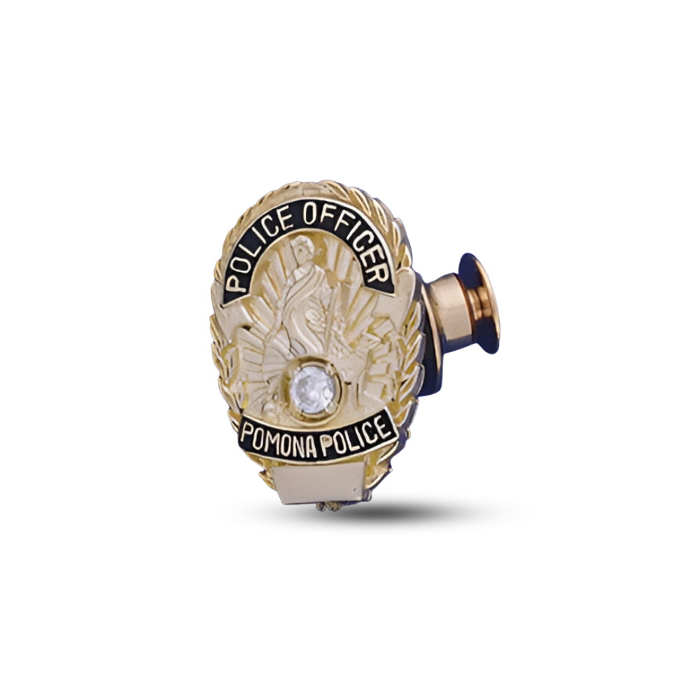 Pomona Police Department Badge Tie Tac