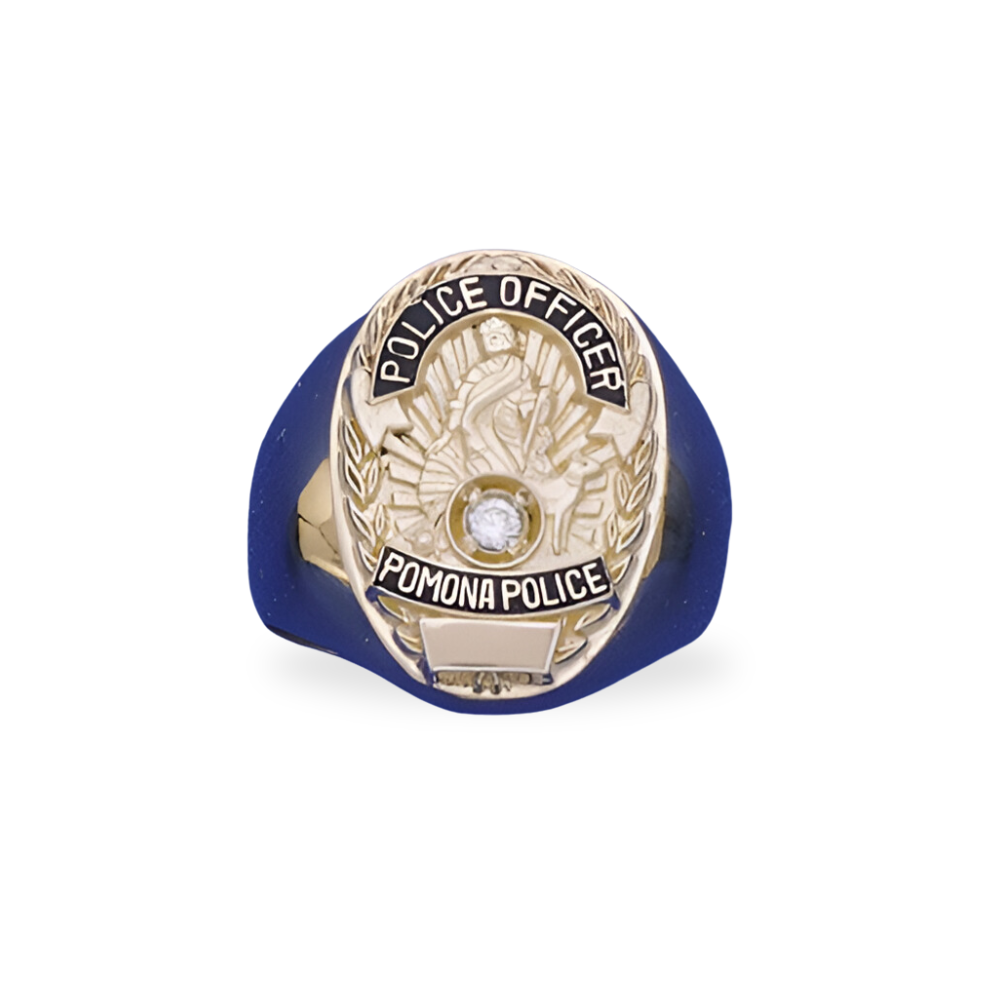 Pomona Police Department Badge Ring | Jewelry Factory