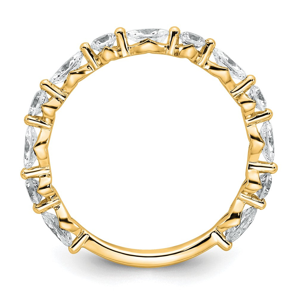 True Origin Lab Grown Diamond VS+ F+ Complete Wedding Band