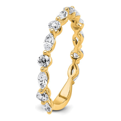 True Origin Lab Grown Diamond VS+ F+ Complete Wedding Band