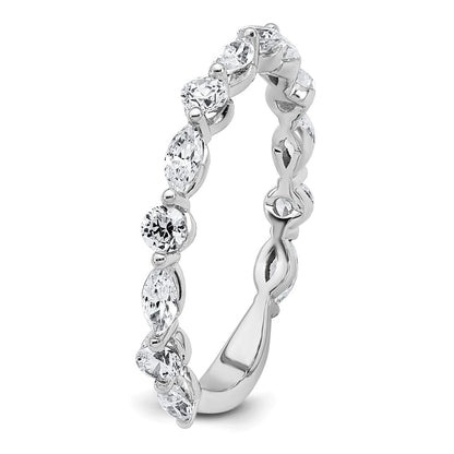 True Origin Lab Grown Diamond VS+ F+ Complete Wedding Band