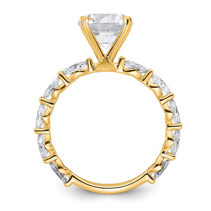 True Origin Lab Ground Diamond VS+ F+ Semi-Mount Round Engagement Ring