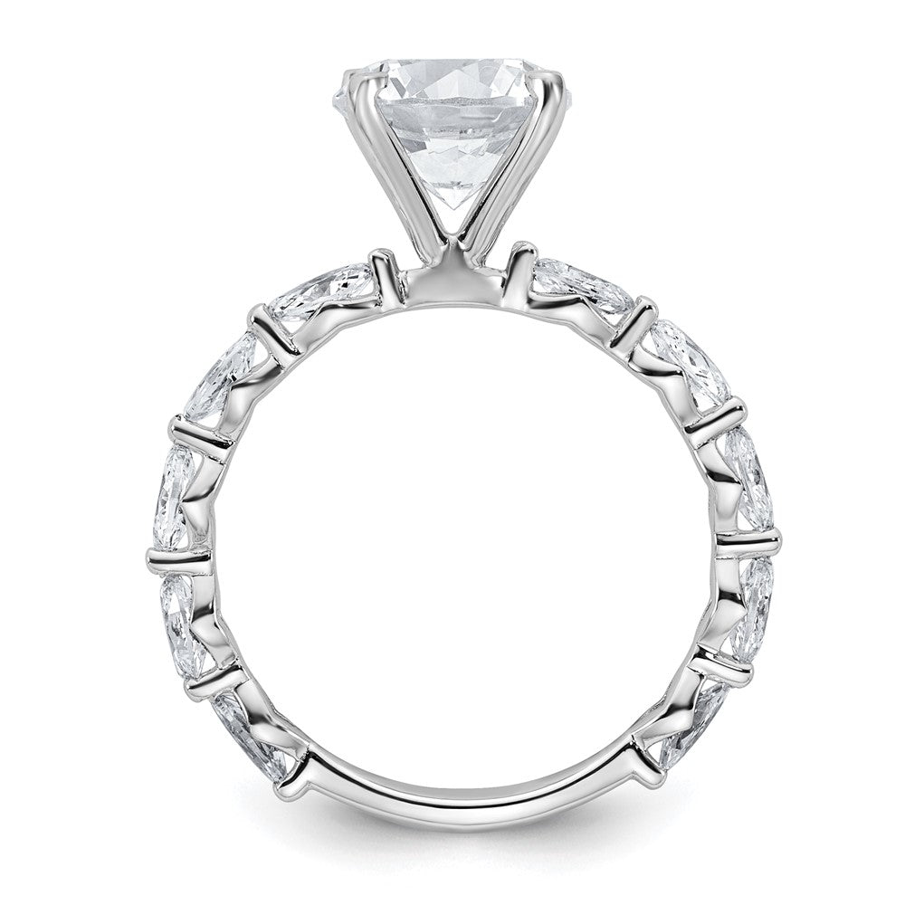 True Origin Lab Ground Diamond VS+ F+ Semi-Mount Round Engagement Ring