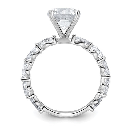 True Origin Lab Ground Diamond VS+ F+ Semi-Mount Round Engagement Ring