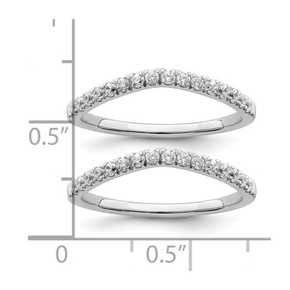True Origin Lab Grown Diamond VS+ F+ Set of Two Complete Wedding Bands