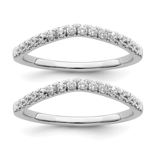 True Origin Lab Grown Diamond VS+ F+ Set of Two Complete Wedding Bands