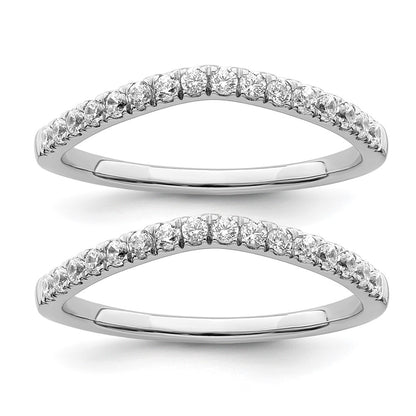 True Origin Lab Grown Diamond VS+ F+ Set of Two Complete Wedding Bands