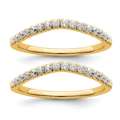 True Origin Lab Grown Diamond VS+ F+ Set of Two Complete Wedding Bands