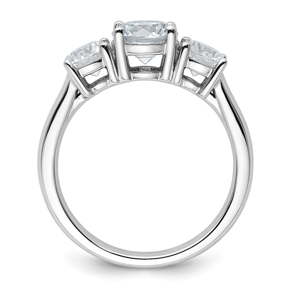 True Origin Lab Grown Diamond VS+ F+ Complete Round Three Stone Ring