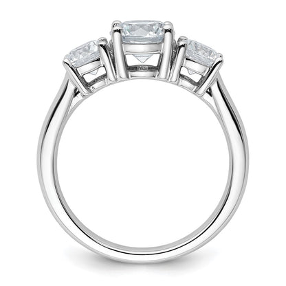 True Origin Lab Grown Diamond VS+ F+ Complete Round Three Stone Ring