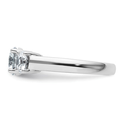 True Origin Lab Grown Diamond VS+ F+ Complete Round Three Stone Ring