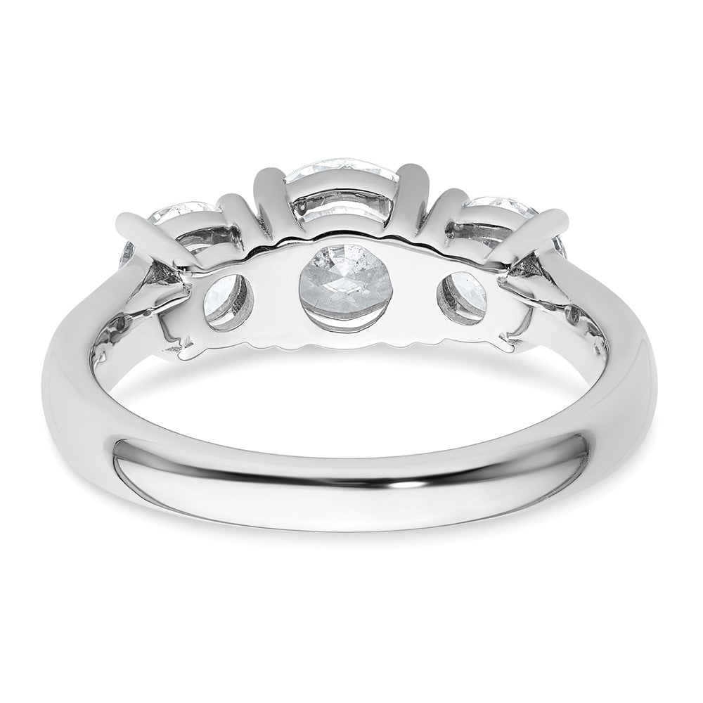 True Origin Lab Grown Diamond VS+ F+ Complete Round Three Stone Ring