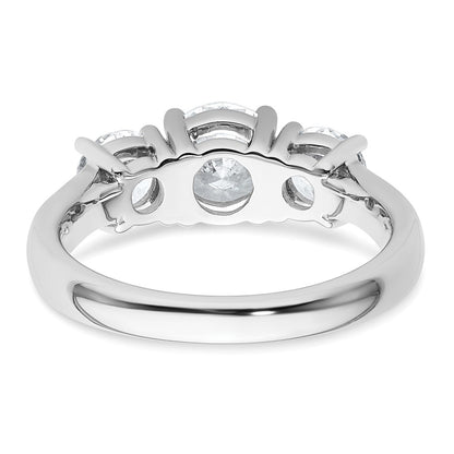 True Origin Lab Grown Diamond VS+ F+ Complete Round Three Stone Ring