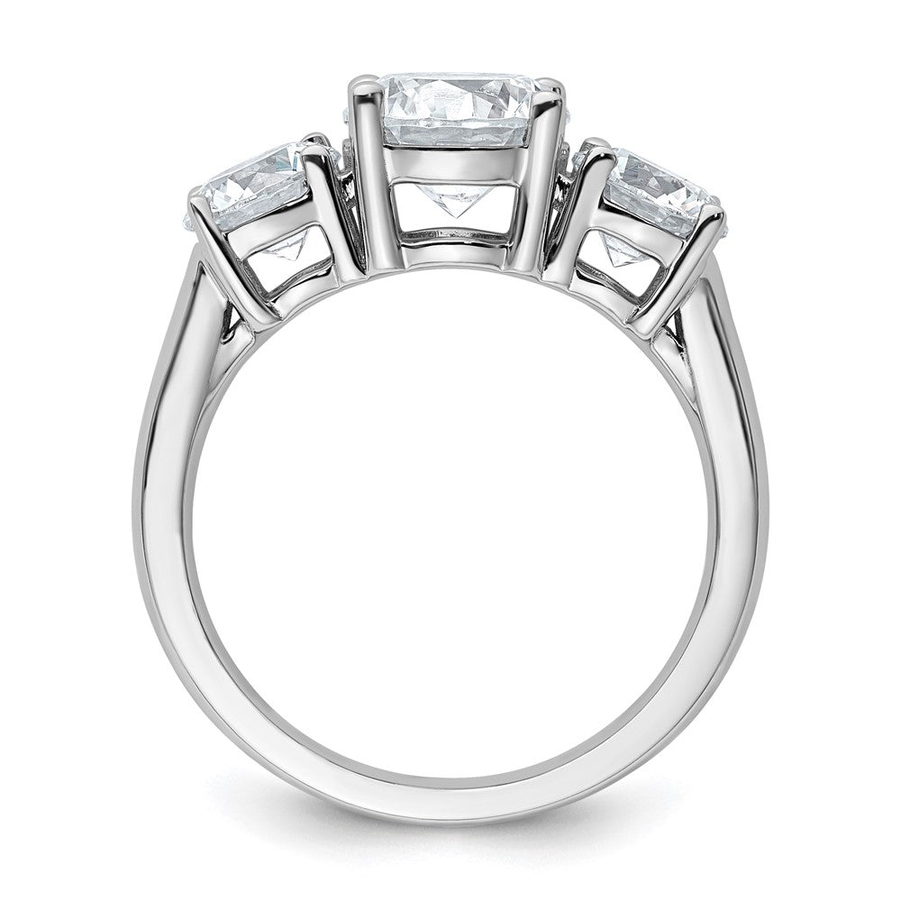 True Origin Lab Grown Diamond VS+ F+ Complete Round Three Stone Ring