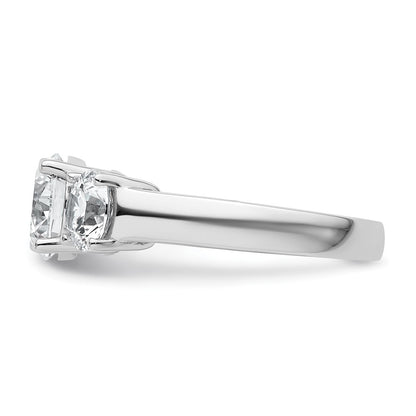 True Origin Lab Grown Diamond VS+ F+ Complete Round Three Stone Ring