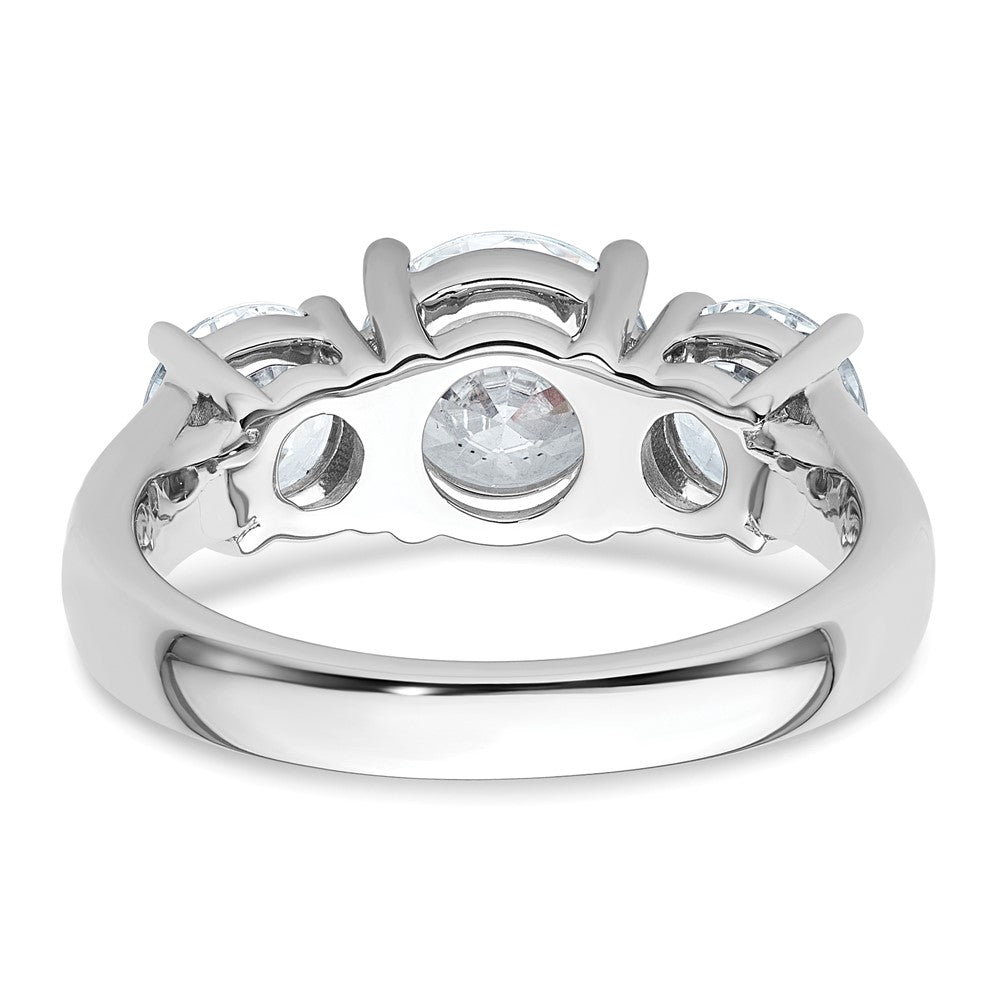 True Origin Lab Grown Diamond VS+ F+ Complete Round Three Stone Ring