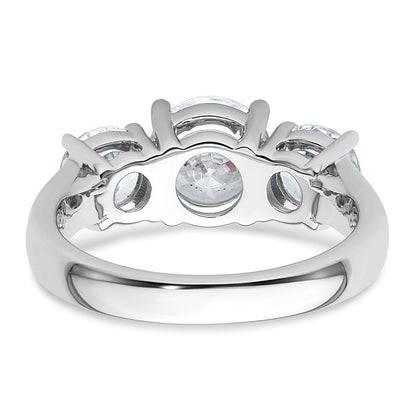 True Origin Lab Grown Diamond VS+ F+ Complete Round Three Stone Ring