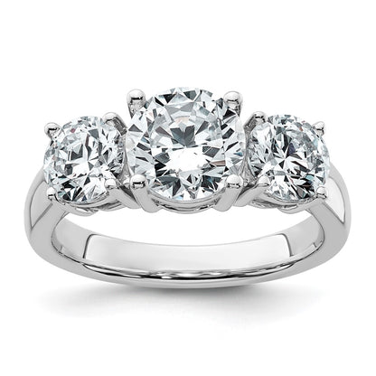 True Origin Lab Grown Diamond VS+ F+ Complete Round Three Stone Ring