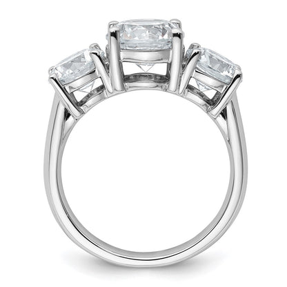 True Origin Lab Grown Diamond VS+ F+ Complete Round Three Stone Ring