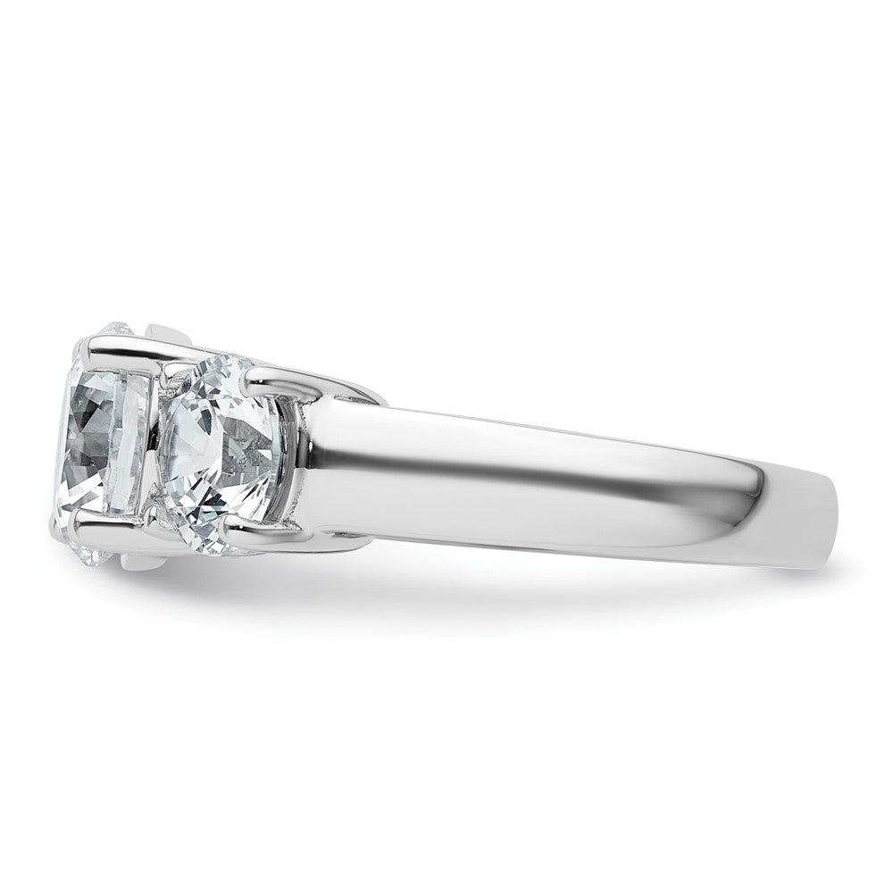 True Origin Lab Grown Diamond VS+ F+ Complete Round Three Stone Ring