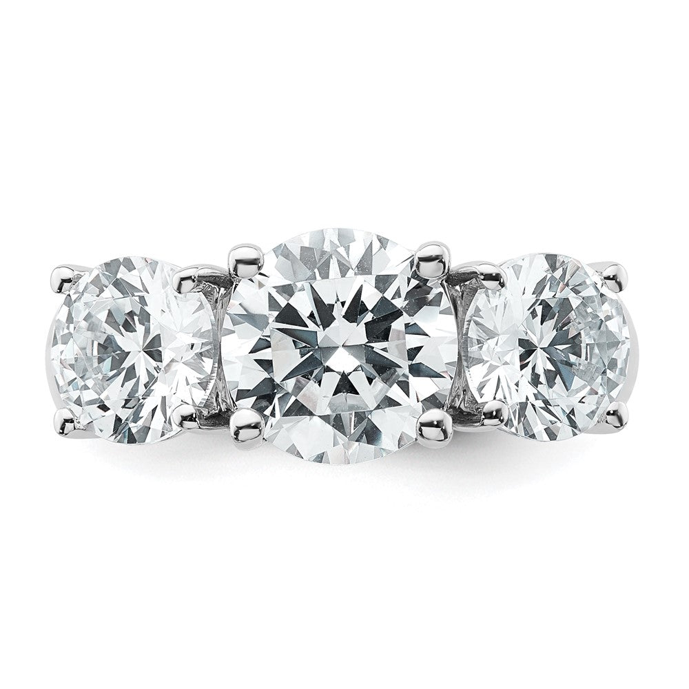 True Origin Lab Grown Diamond VS+ F+ Complete Round Three Stone Ring
