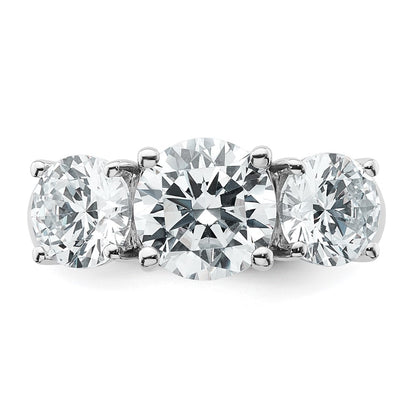 True Origin Lab Grown Diamond VS+ F+ Complete Round Three Stone Ring