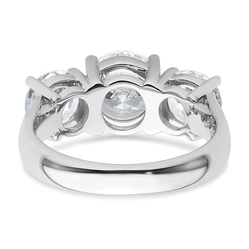 True Origin Lab Grown Diamond VS+ F+ Complete Round Three Stone Ring