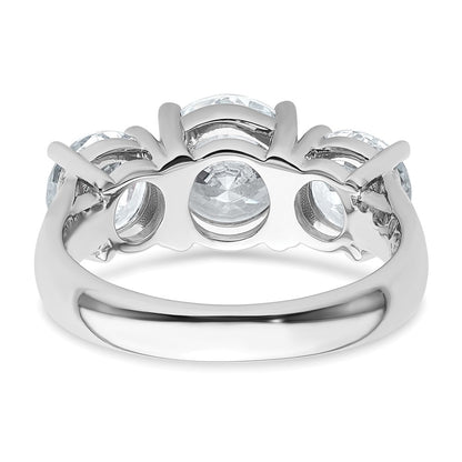 True Origin Lab Grown Diamond VS+ F+ Complete Round Three Stone Ring