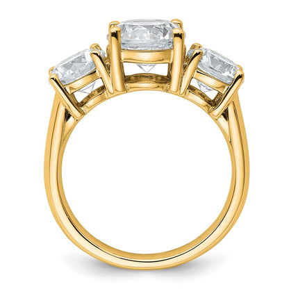 True Origin Lab Grown Diamond VS+ F+ Complete Round Three Stone Ring