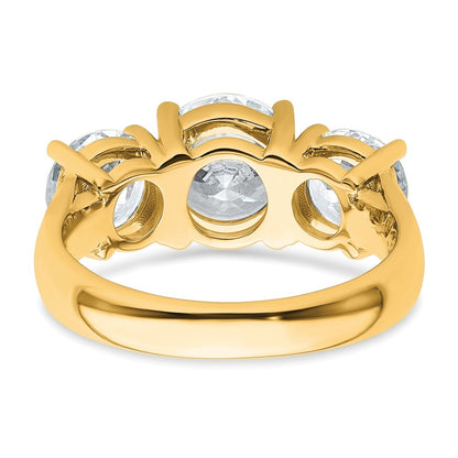 True Origin Lab Grown Diamond VS+ F+ Complete Round Three Stone Ring