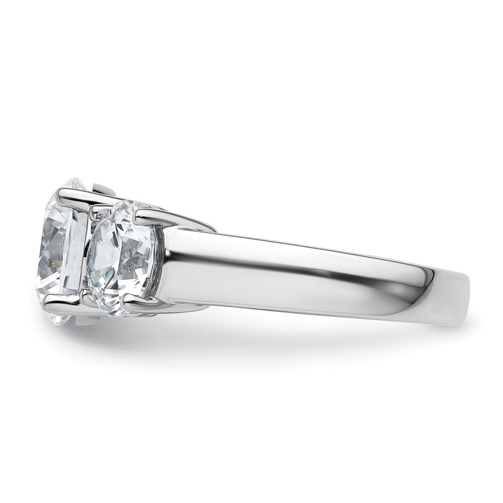 True Origin Lab Grown Diamond VS+ F+ Complete Round Three Stone Ring