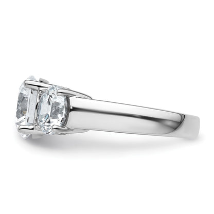 True Origin Lab Grown Diamond VS+ F+ Complete Round Three Stone Ring