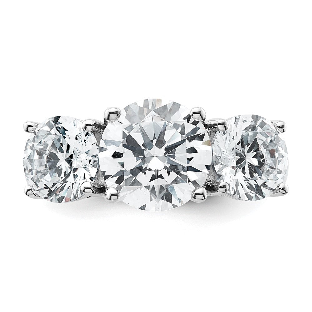 True Origin Lab Grown Diamond VS+ F+ Complete Round Three Stone Ring