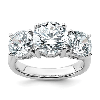 True Origin Lab Grown Diamond VS+ F+ Complete Round Three Stone Ring