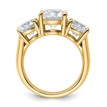 True Origin Lab Grown Diamond VS+ F+ Complete Round Three Stone Ring