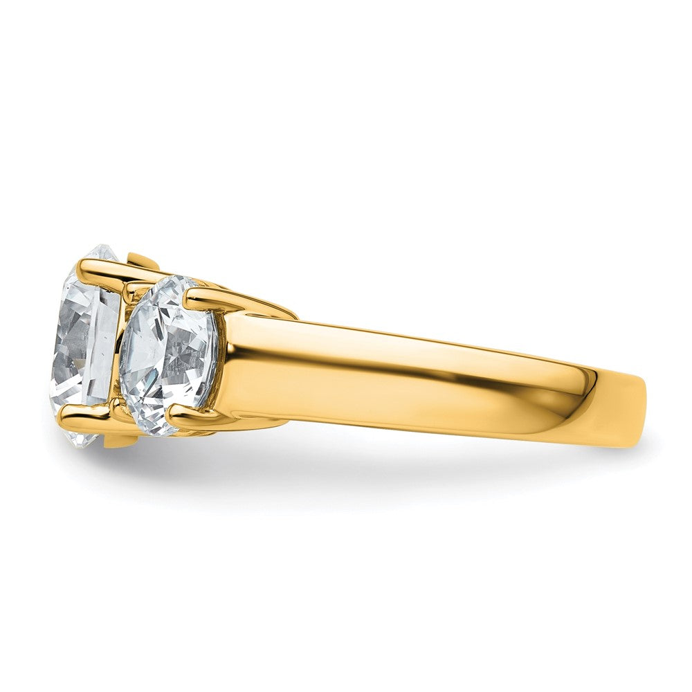 True Origin Lab Grown Diamond VS+ F+ Complete Round Three Stone Ring