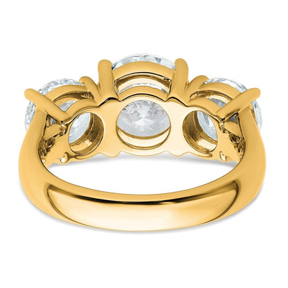 True Origin Lab Grown Diamond VS+ F+ Complete Round Three Stone Ring