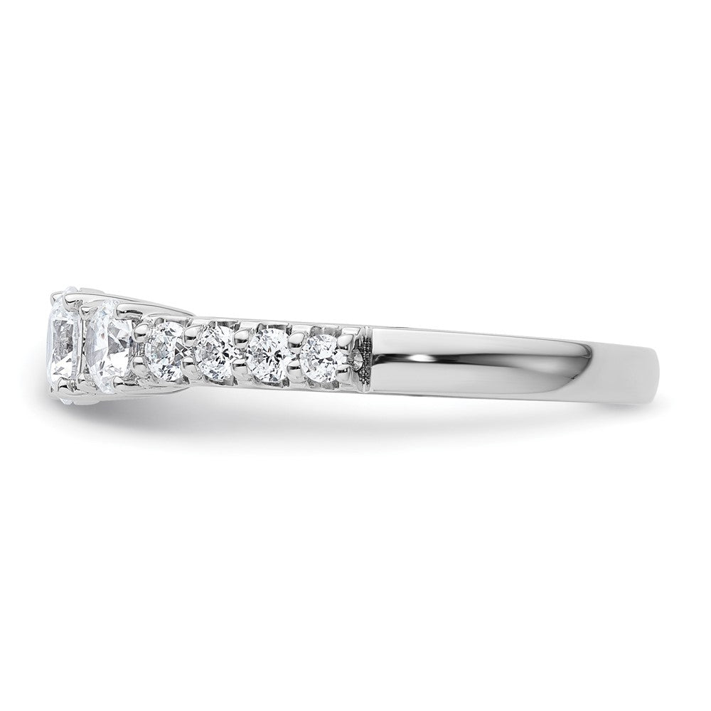 True Origin Lab Grown Diamond VS+ F+ Complete Round Three Stone Ring