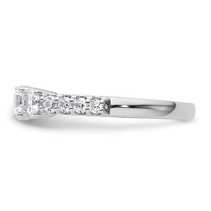 True Origin Lab Grown Diamond VS+ F+ Complete Round Three Stone Ring