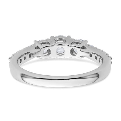 True Origin Lab Grown Diamond VS+ F+ Complete Round Three Stone Ring