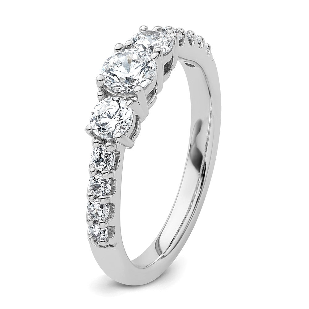 True Origin Lab Grown Diamond VS+ F+ Complete Round Three Stone Ring