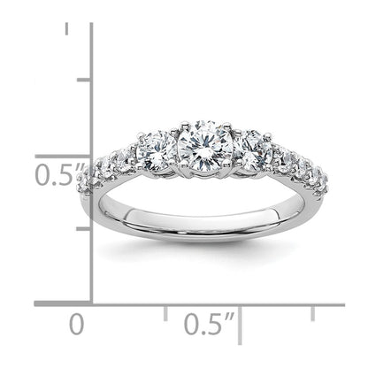 True Origin Lab Grown Diamond VS+ F+ Complete Round Three Stone Ring